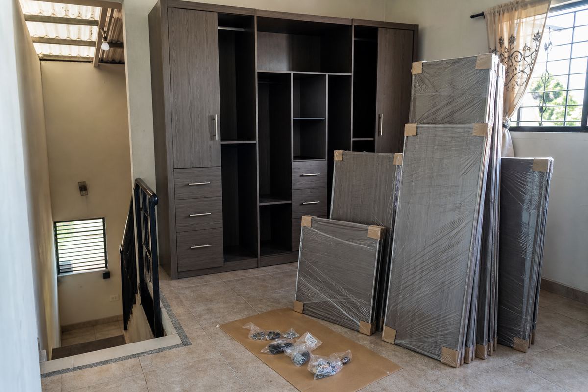 Muebles de melamina en mudanzas: cuándo deben desarmarse antes del traslado